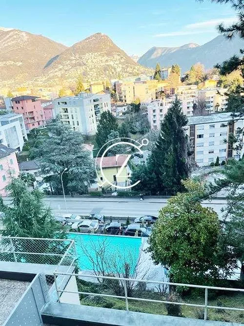 Furnished studio apartment in Moncucco area with lake view – photo 4 of 4