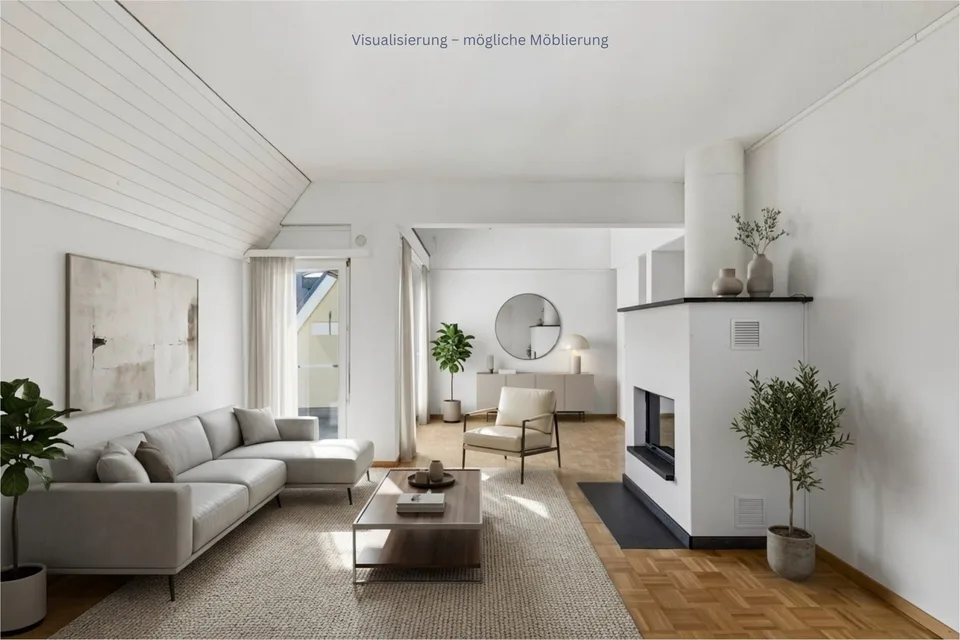 Spacious 5.5-room maisonette apartment. Lots of space. Many possibilities - A home with perspective – photo 3 of 12