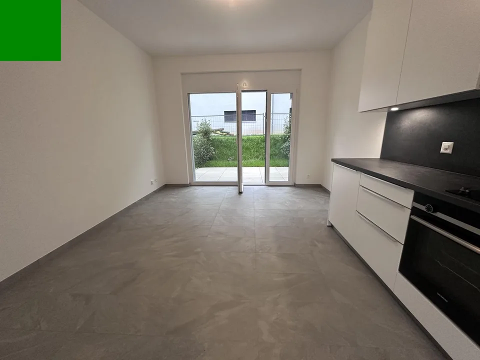 1,5 Locali nuovo con terrazza e giardino!