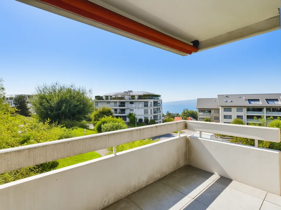 Vivere comodamente con vista lago e balcone soleggiato in una posizione fiscalmente vantaggiosa