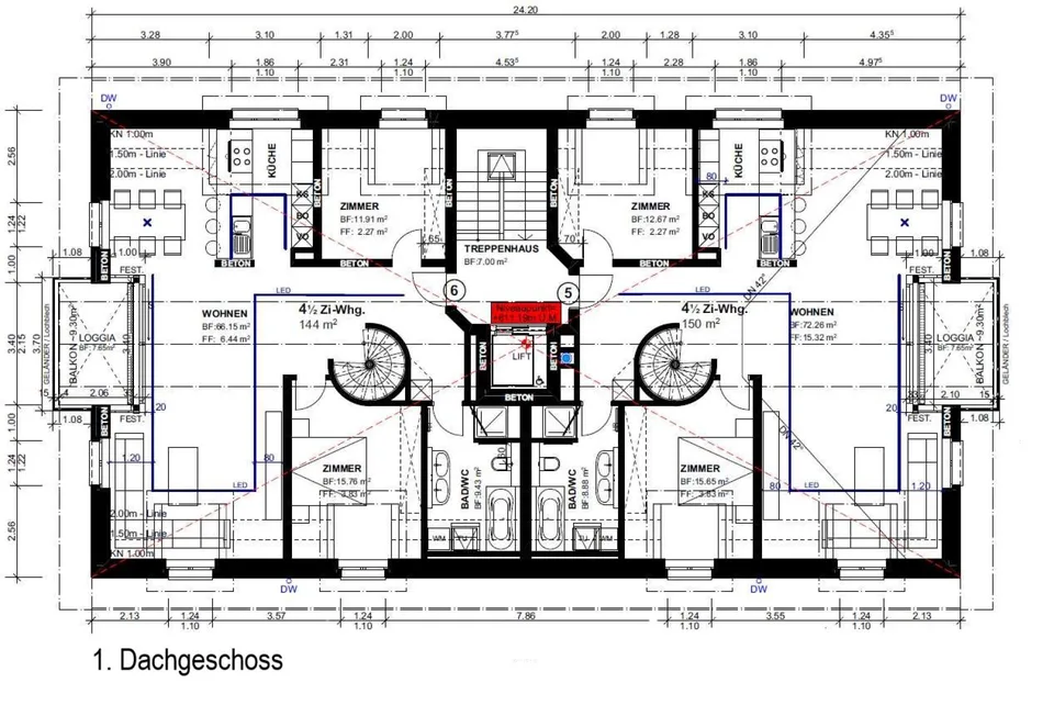 Zu vermieten 4½ Zi.-Maisonettewhg., an der Maugwilerstrasse 40 in 9552 Maugwil bei Bronschhofen /150 m2 Wohnfläche, naturverbundene Lage /Steuerfuss 9500 Wil ! – Foto 5 von 11