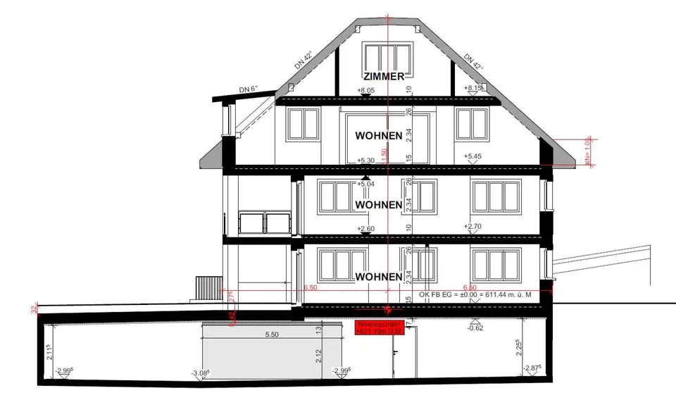 Zu vermieten 4½ Zi.-Maisonettewhg., an der Maugwilerstrasse 40 in 9552 Maugwil bei Bronschhofen /150 m2 Wohnfläche, naturverbundene Lage /Steuerfuss 9500 Wil ! – Foto 7 von 11