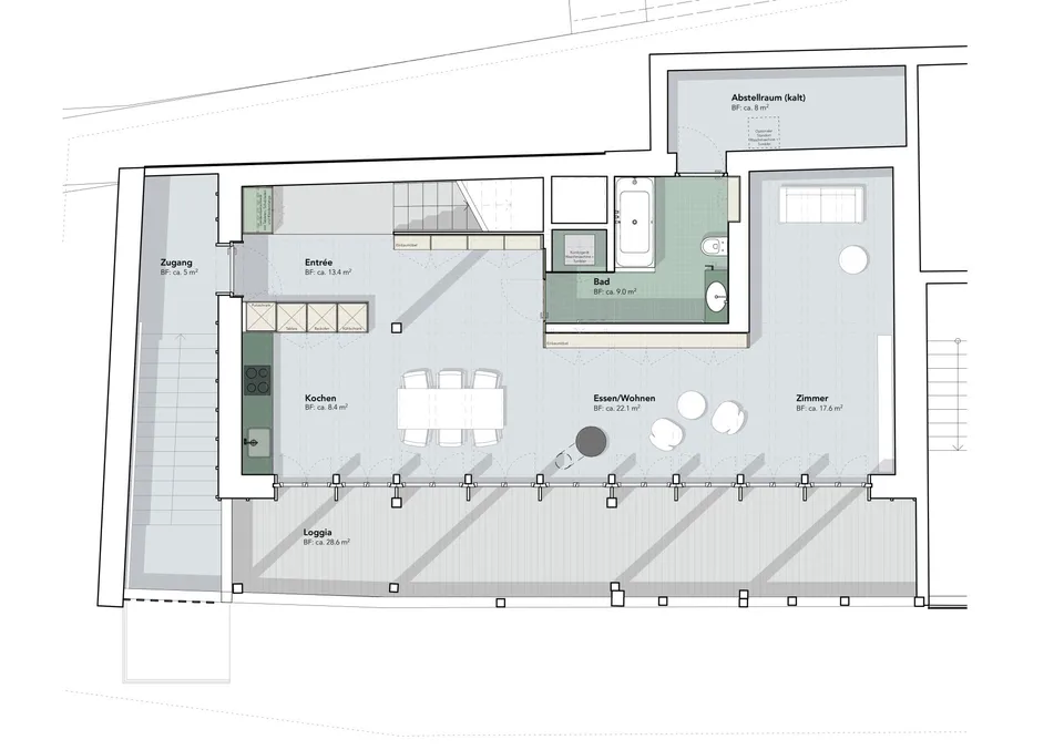 Prima occupazione appartamento duplex 4.5 stanze