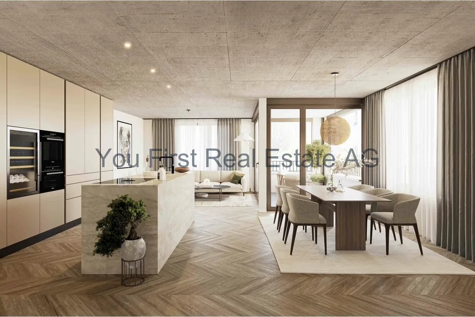 Wohnung W03  3.5-Zimmer Geschosswohnung mit Loggia – Foto 3 von 8