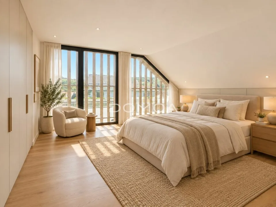 Außergewöhnliches 6,5-Zimmer-Triplex im Herzen eines renovierten Bauernhauses – Foto 10 von 13