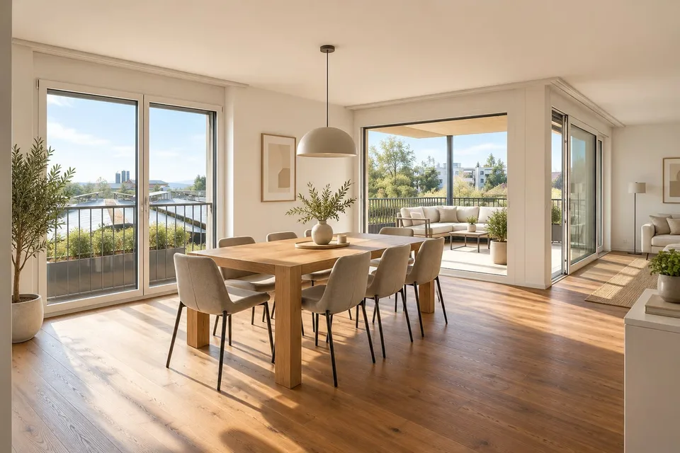 Bonheur de vivre dans le vert – appartement spacieux de 4,5 pièces à Samstagern