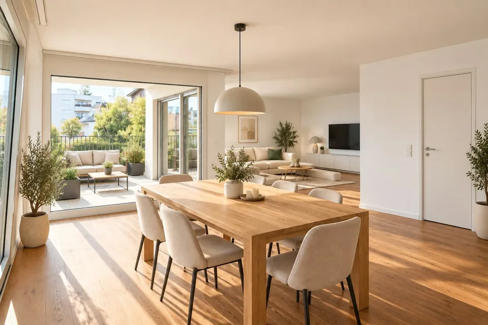 Bonheur de vivre dans le vert – appartement spacieux de 4,5 pièces à Samstagern