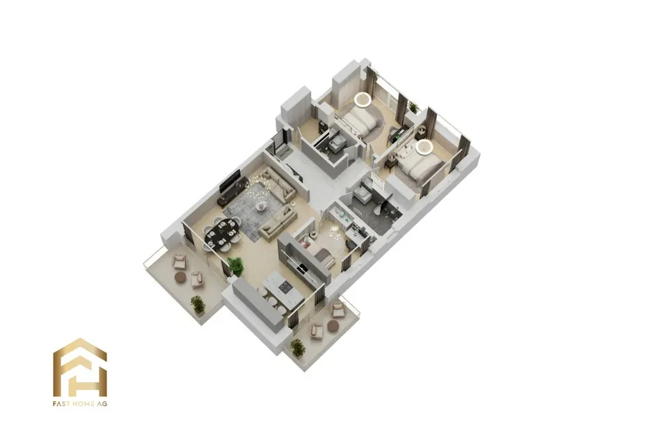 Exklusives Neubau-Projekt: Hochwertige 3.5-Zimmer-Wohnung – Foto 7 von 12
