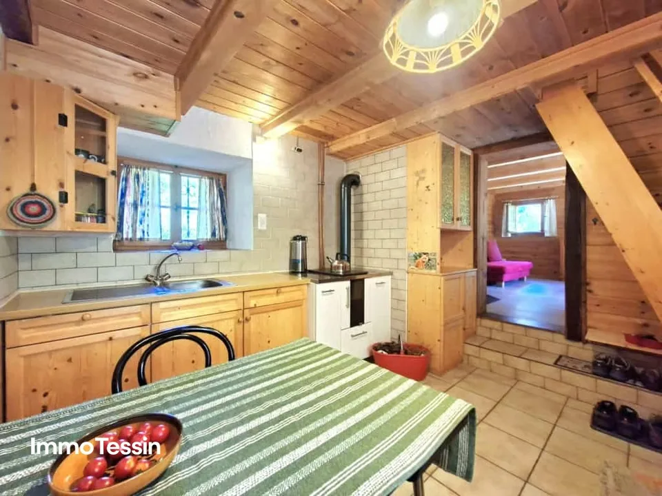 Ein wahres Alpenparadies: Authentisches und saniertes Rustico & ein unabhängiges Atelier und 3 Parzellen voller Freiheit auf 11000 m2 Grund – Foto 10 von 13
