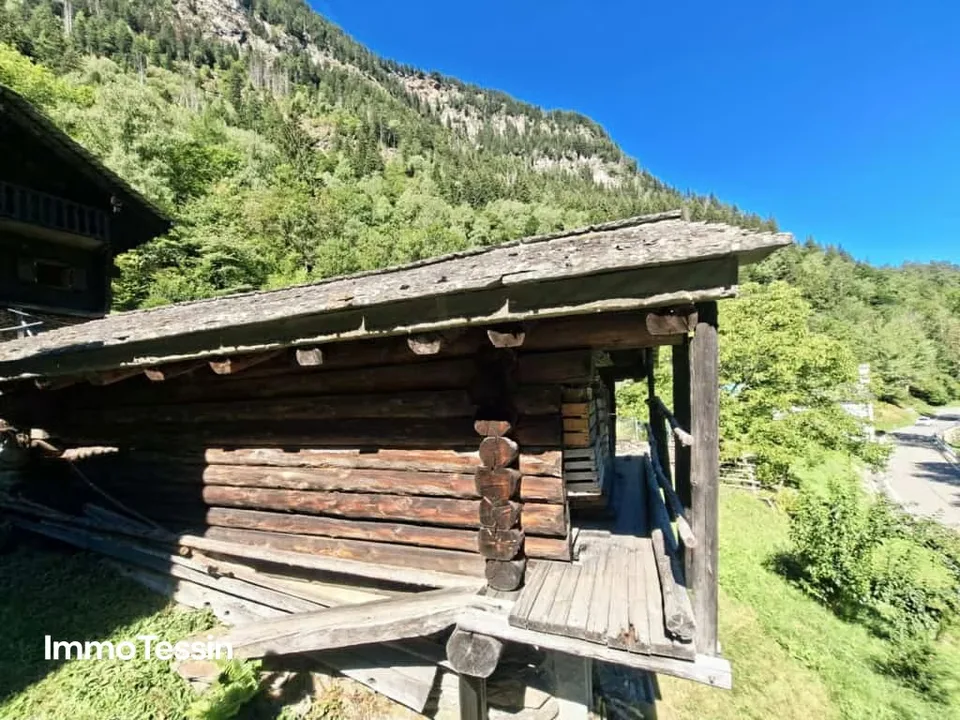 Ein wahres Alpenparadies: Authentisches und saniertes Rustico & ein unabhängiges Atelier und 3 Parzellen voller Freiheit auf 11000 m2 Grund – Foto 4 von 13