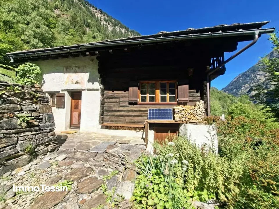 Ein wahres Alpenparadies: Authentisches und saniertes Rustico & ein unabhängiges Atelier und 3 Parzellen voller Freiheit auf 11000 m2 Grund – Foto 2 von 13