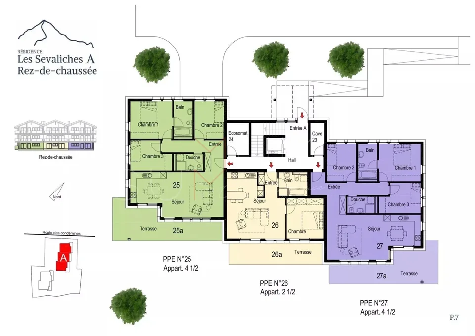 Evolène, neue Gartenwohnung mit 4,5 Zimmern, 85 m² nach Süden ausgerichteter Garten – Foto 10 von 15