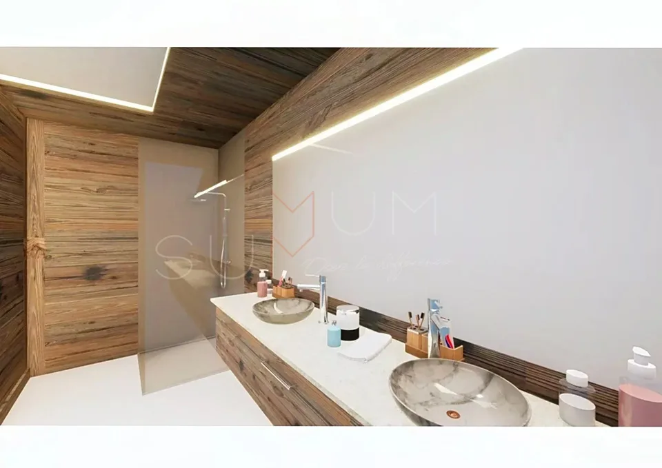 Evolène, neue Gartenwohnung mit 4,5 Zimmern, 85 m² nach Süden ausgerichteter Garten – Foto 8 von 15