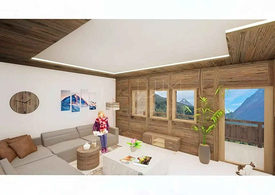 Evolène, neue Gartenwohnung mit 4,5 Zimmern, 85 m² nach Süden ausgerichteter Garten – Foto 5 von 15