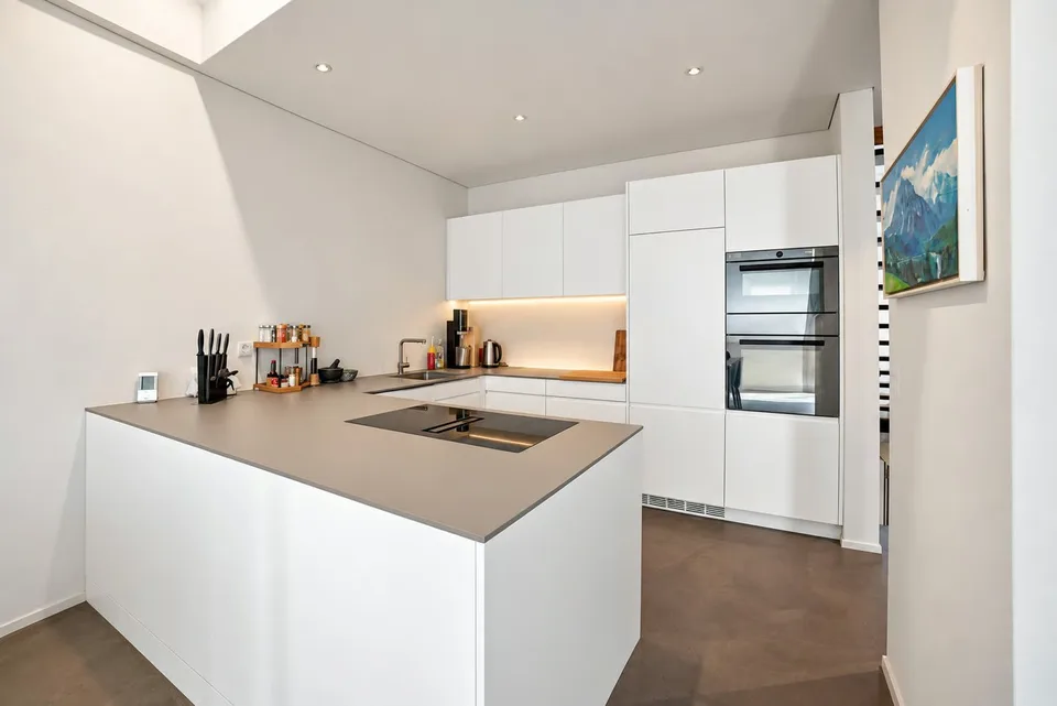 Une maison où se sentir bien : maison jumelée de 5,5 pièces avec jardin et terrasse