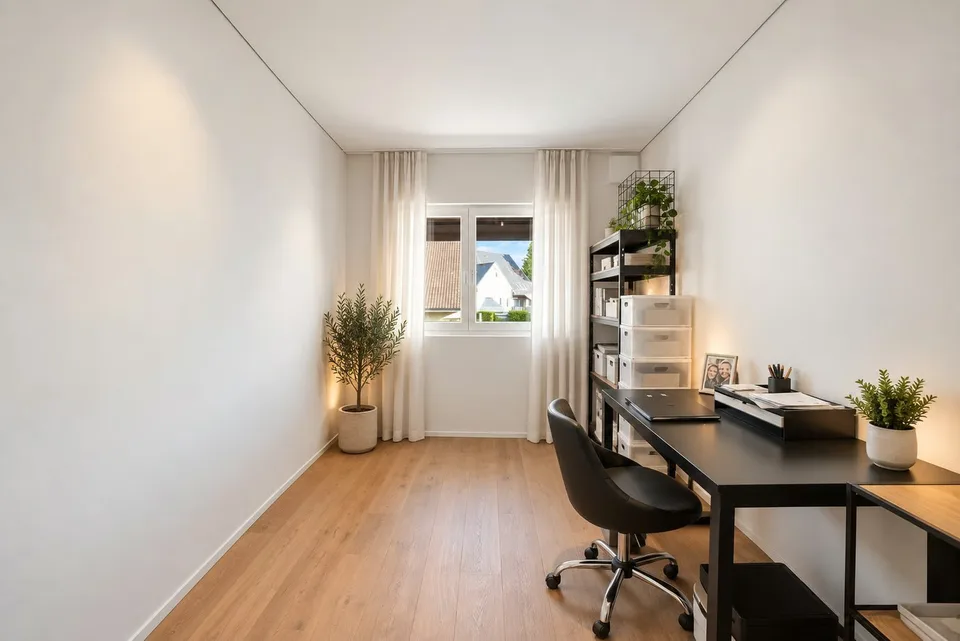 Une maison où se sentir bien : maison jumelée de 5,5 pièces avec jardin et terrasse