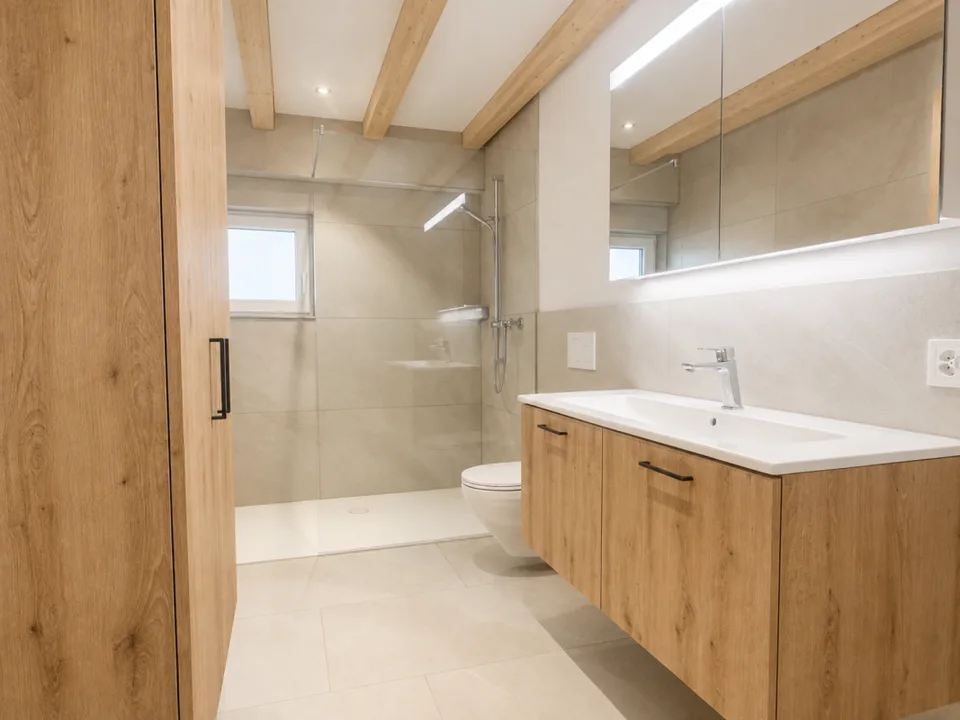 Stilvoll renovierte 3-Zimmer-Wohnung mit grossem, gedecktem Sitzplatz