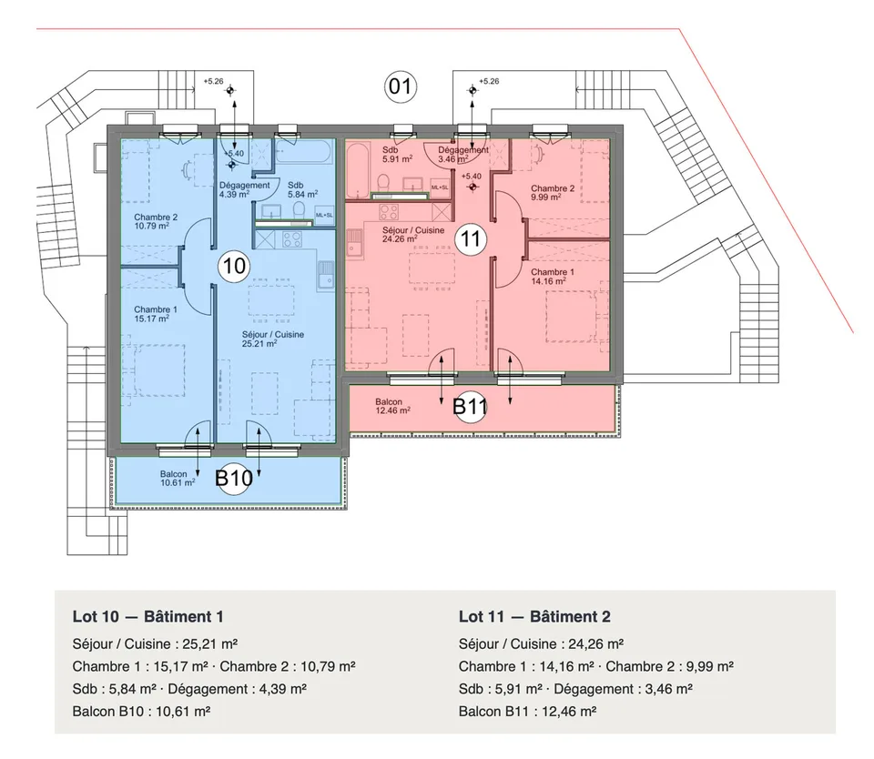 Appartement 3.5 pièces au 1er étage ouest – Foto 7 von 9