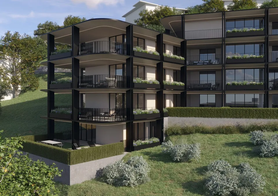 Appartement 3.5 pièces avec jardin privé – Résidence Oasis | Pregassona – photo 10 sur 14