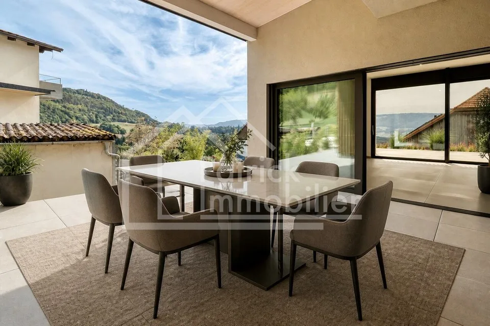 Villa contemporaine de luxe avec vue dégagée à Montavon – photo 19 sur 29