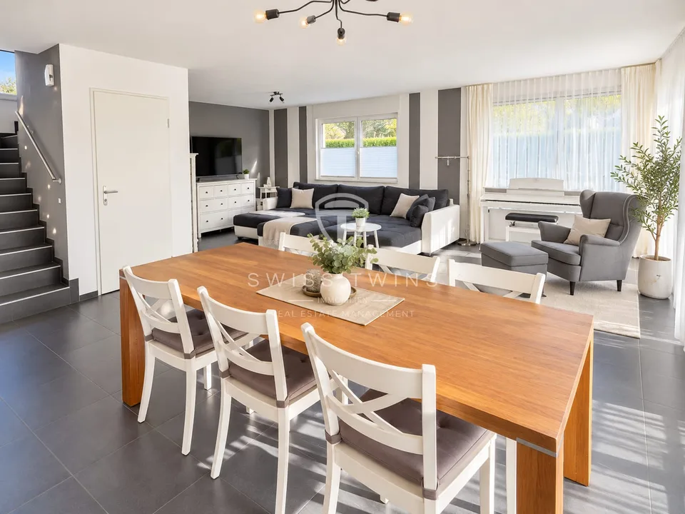 Modernes 6.5-Zimmer-Einfamilienhaus mit Wellnessoase in Emmenbrücke – Foto 3 von 13