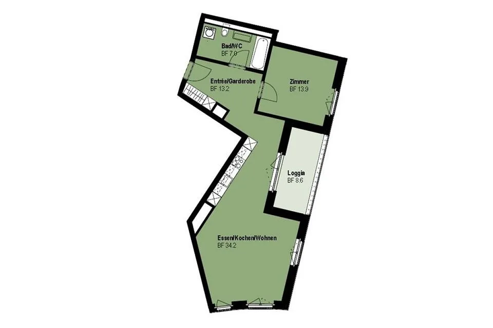 Appartamento 2½ locali nel "Glasi" Bülach – foto 11 di 12