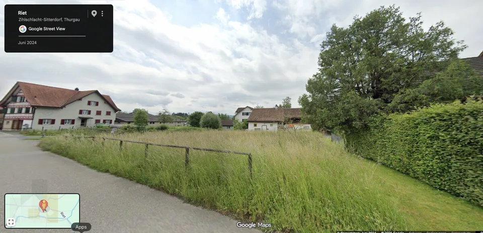 1'367 m2 Bauland in Zihlschlacht Dorfzone D2 – Foto 3 von 3