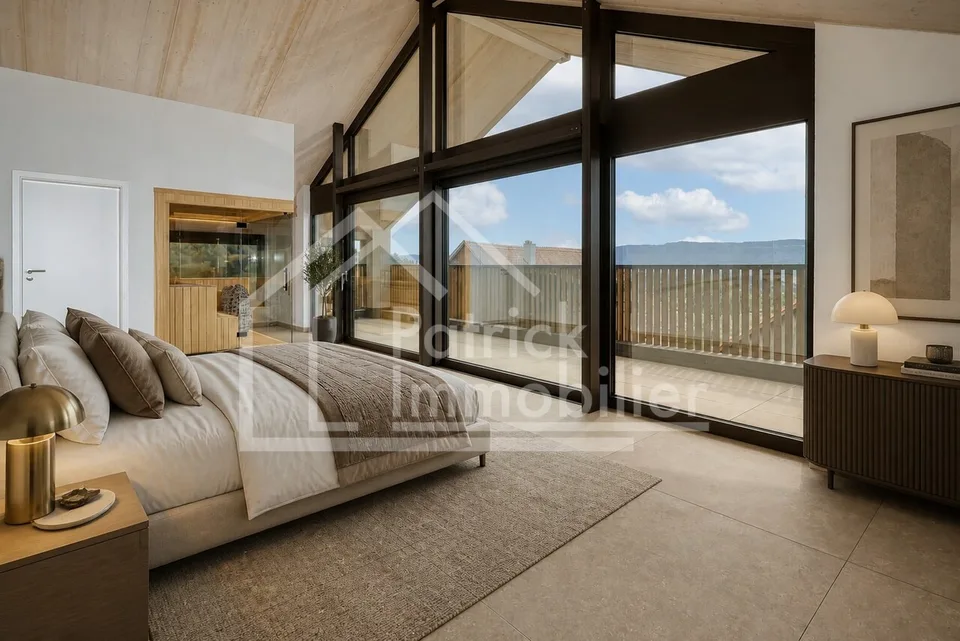 Villa contemporaine de luxe avec vue dégagée à Montavon – photo 24 sur 29