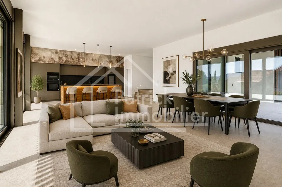 Villa contemporaine de luxe avec vue dégagée à Montavon – photo 12 sur 29