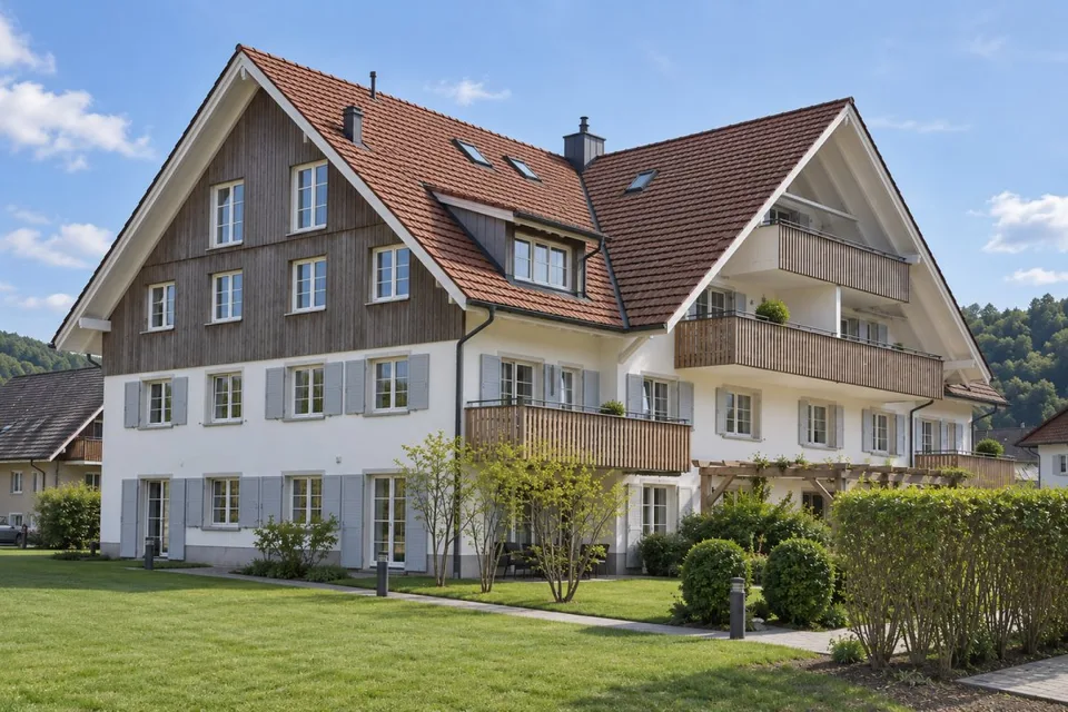 4.5-Zimmer-Eigentumswohnung mit ausgebautem Bastelraum und 2 TG-PP – foto 1 di 17