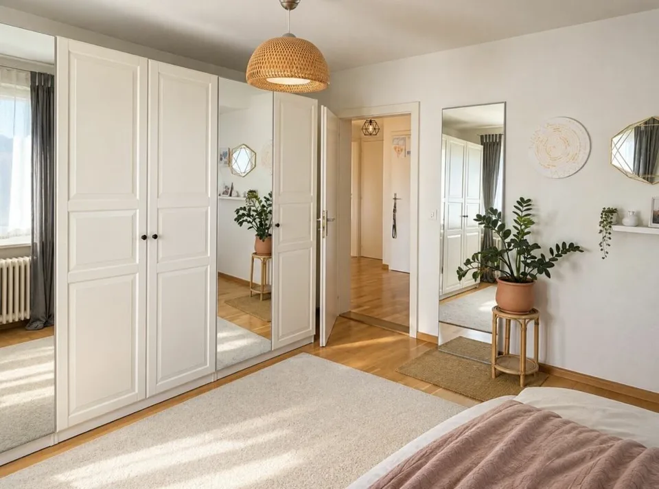 Ruhig wohnen, zentral verbunden - helle 4-Zimmer-Maisonette mit grossem Balkon in Muttenz