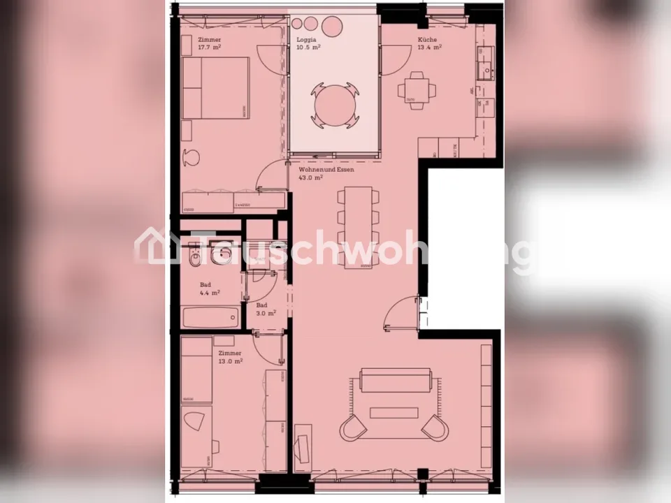 3.5 Zimmer Etagenwohnung in Zürich – Foto 5 von 7
