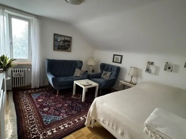 For the sporty and young at heart, 2-room attic apartment on the Brud...