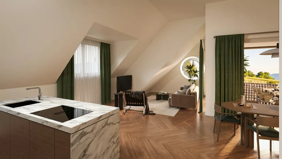 Esclusivo appartamento attico di 4,5 stanze con terrazza privata sul tetto – foto 3 di 10
