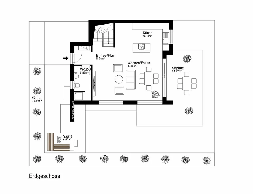 Maison individuelle 5.5 pièces presque neuve avec 2 places de parking en sous-sol – photo 15 sur 16