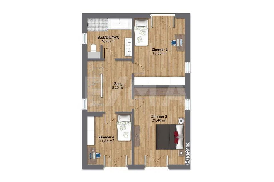 FREISTEHENDES, HOCHWERTIGES 6½-ZIMMER-MINERGIE-HAUS – Foto 10 von 12