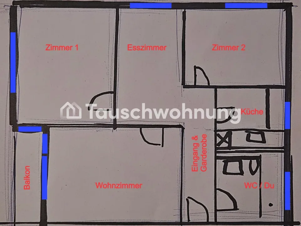 3.5 Zimmer Dachwohnung in Zürich – Foto 2 von 6