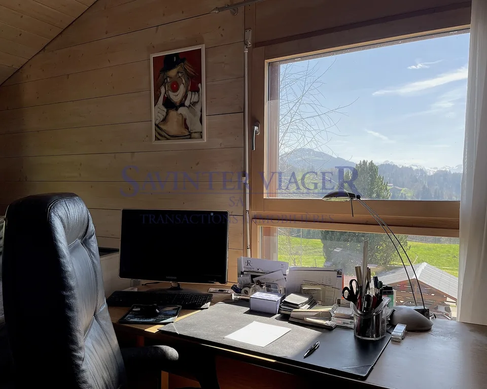 VIAGER. Châtel-St-Denis, Ruhige Wohnung, Garten PPE 2034m2 – Foto 15 von 23