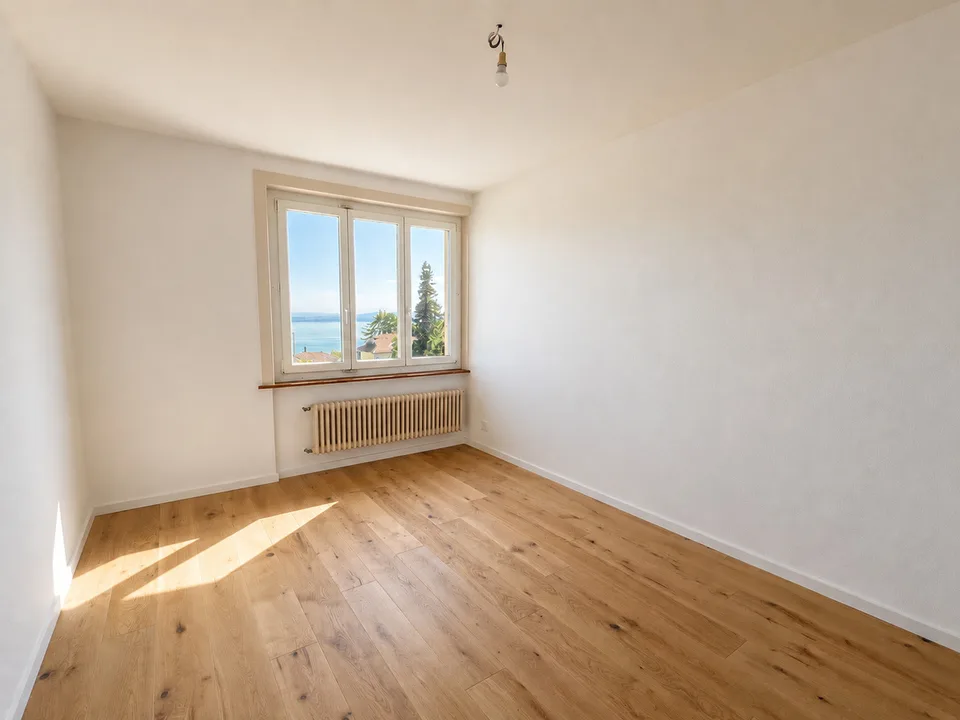 Vollständig renovierte Wohnung mit Blick auf den See und die Alpen – Foto 2 von 7
