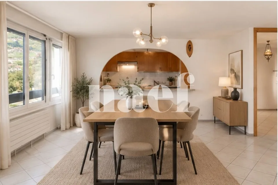 Appartamento 4.5 locali con vista lago e due grandi balconi in vendita a Corsier-sur-Vevey – foto 7 di 13