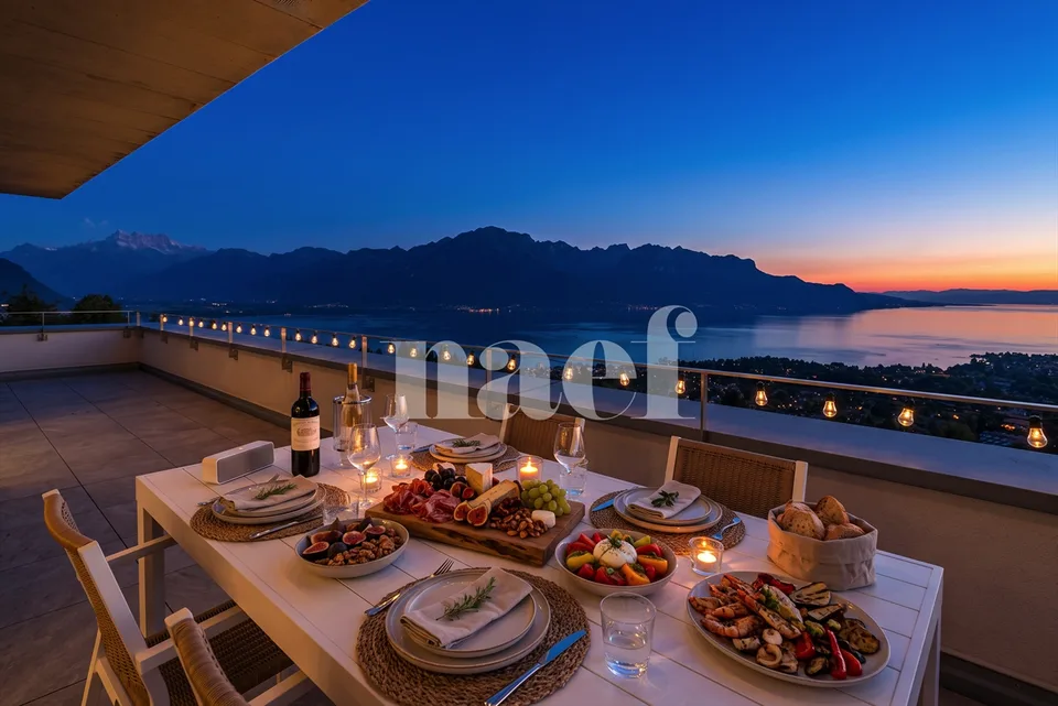 Appartement en attique de 4.5 pièces avec terrasse et vue grandiose sur le Léman à vendre sur les hauts de Montreux – photo 2 sur 13