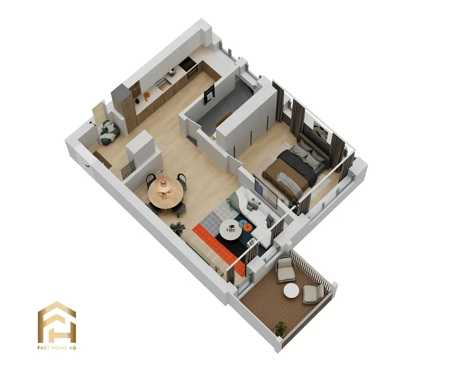 Appartamento 2.5 locali con orientamento nord in Ulrichen soleggiato – foto 11 di 13