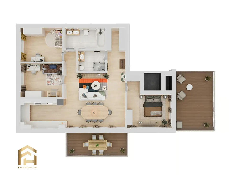 4.5-Zimmerwohnung mit Weitblick Richtung Brig Erstwohnsitz – Foto 8 von 13