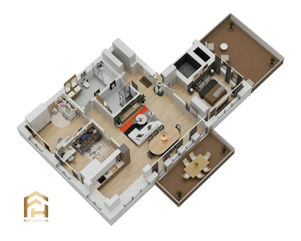4.5-Zimmerwohnung mit Weitblick Richtung Brig Erstwohnsitz – Foto 10 von 13