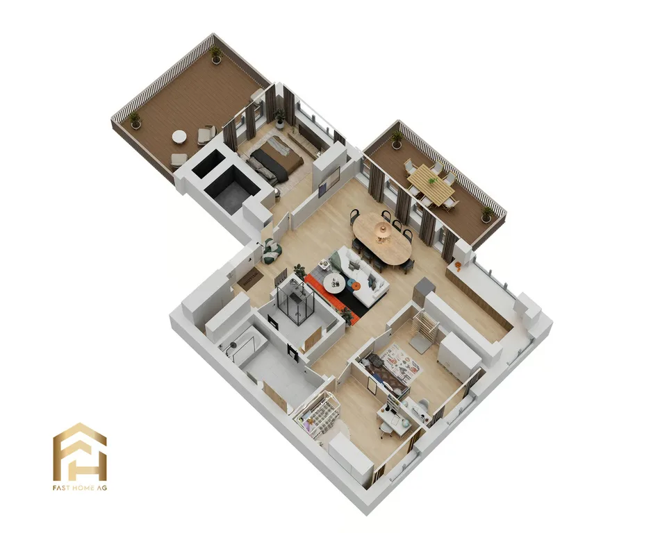 4.5-Zimmerwohnung mit Weitblick Richtung Brig Erstwohnsitz – Foto 9 von 13