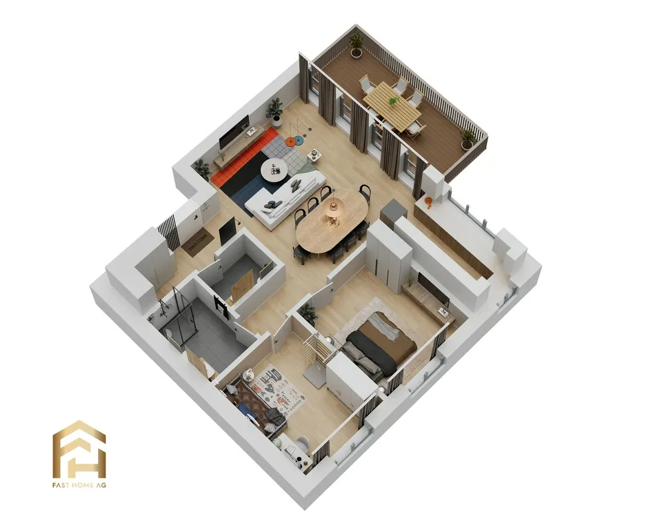 Appartement 3.5 pièces avec orientation ouest à Ulrichen – photo 8 sur 13