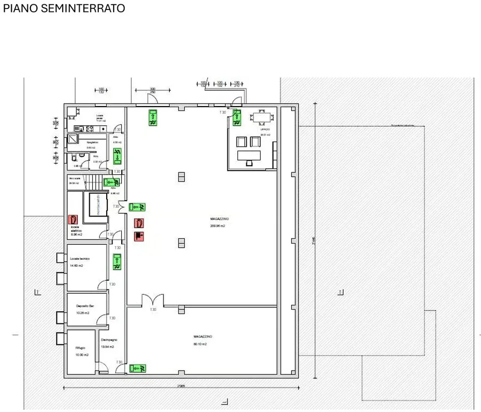 Mendrisio vermieten wir ein großes Gewerbe-/Handwerksgebäude mit Restaurant – Foto 15 von 17
