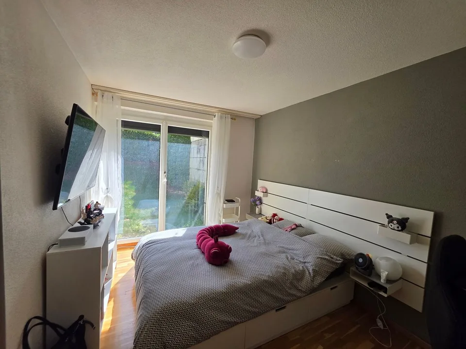 4,5-Zimmer-Wohnung mit privatem Garten und Garage-Box – Foto 8 von 10