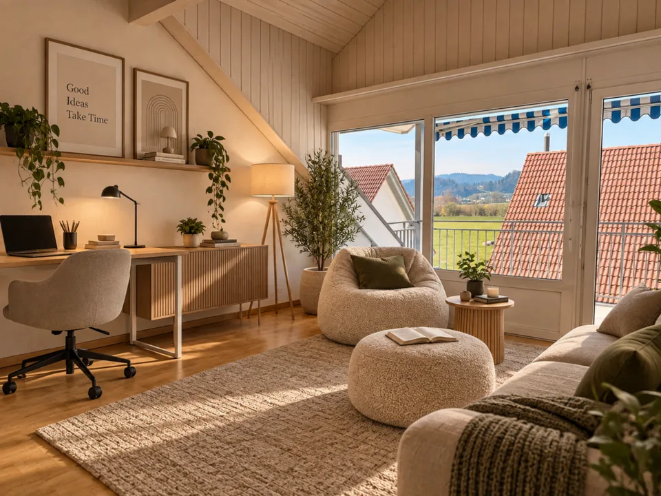 155 m² HNF sur deux niveaux - beaucoup d'espace pour vivre, travailler et vivre – photo 7 sur 13