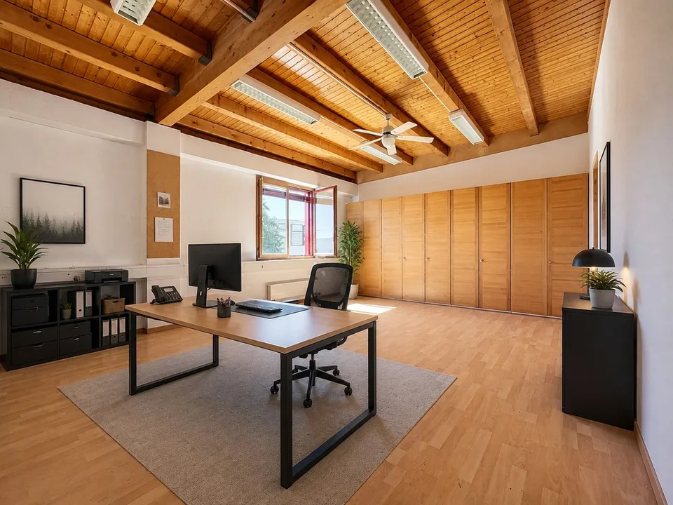 Gewerbefläche von 207 m² in einer Einheit, 2. Etage ohne eine einzige Stufe, 3 Außenparkplätze inklusive, sofort verfügbar – Foto 4 von 13